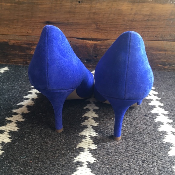 Chinese Laundry Blue Suede Pumps - Picture 3 of 4